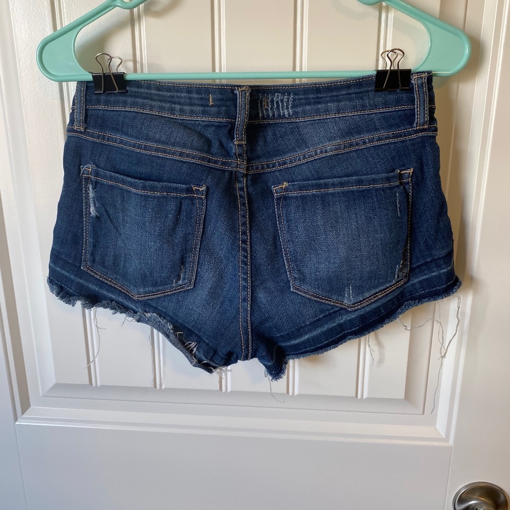 Medium Wash Jean Shorts